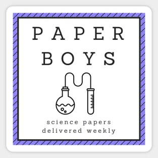 Paper Boys podcast logo Sticker